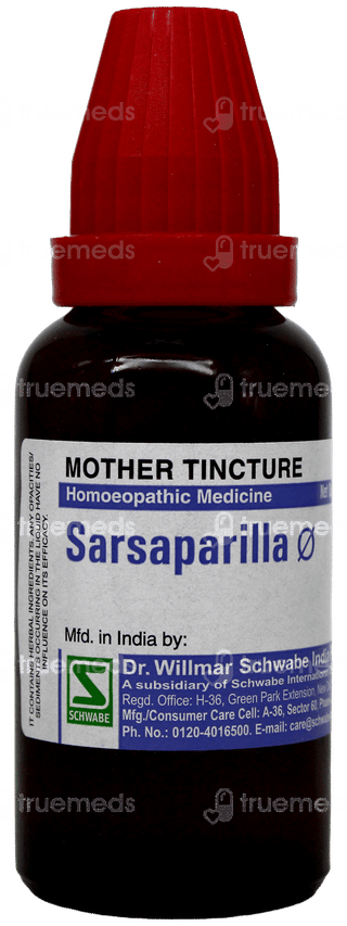 Dr Willmar Schwabe Sarsaparilla Q Mother Tincture 30Ml